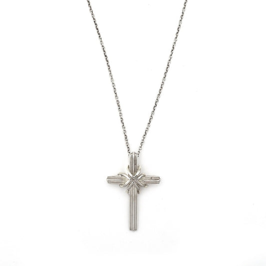 Tiffany & Co. Cross Necklace Silver 925 Approximately 4g