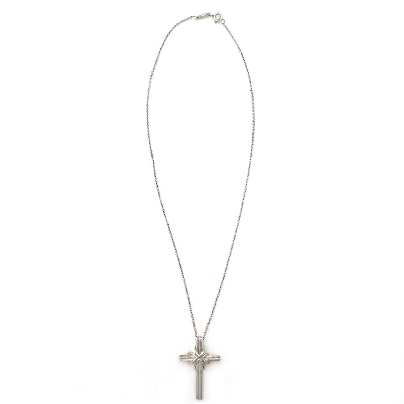 Tiffany & Co. Cross Necklace Silver 925 Approximately 4g