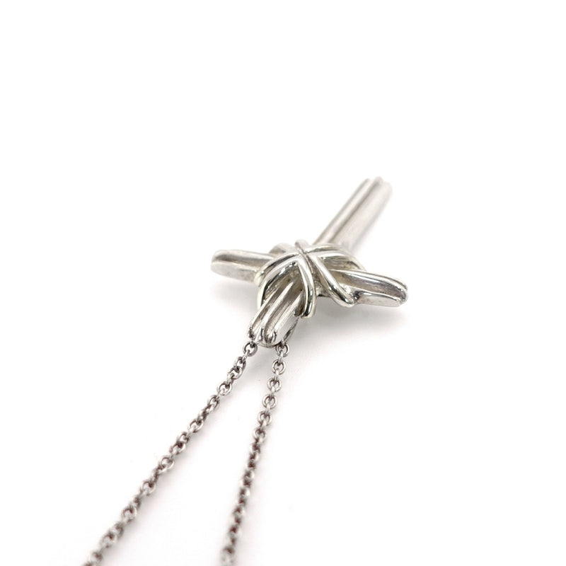 Tiffany & Co. Cross Necklace Silver 925 Approximately 4g