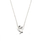 Tiffany & Co. Love Heart Necklace 1P Diamond Silver 925 Approximately 3g