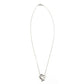 Tiffany & Co. Love Heart Necklace 1P Diamond Silver 925 Approximately 3g