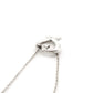 Tiffany & Co. Love Heart Necklace 1P Diamond Silver 925 Approximately 3g