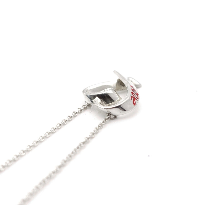 Tiffany & Co. Love Heart Necklace Silver 925 Silver Approximately 2g