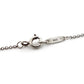 Tiffany & Co. 1837 Necklace Silver 925 Silver 1P Diamond Approximately 3g