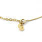 Christian Dior CD Logo Necklace Gold Vintage 7-6-620