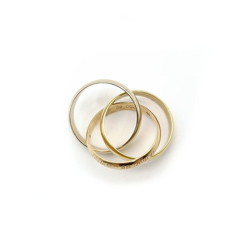 Cartier Trinity Ring K18 7.5g
