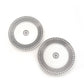 HERMES H Deco Plate Set of 2 Ash Deco Pair Plate Porcelain Diameter 22.5 cm 6-6-819