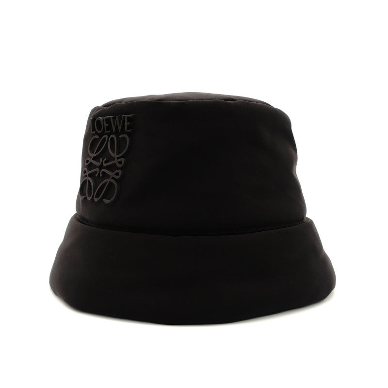 LOEWE Anagram Bucket Hat Black Nylon Logo Black Size 22.8" 7-7-334