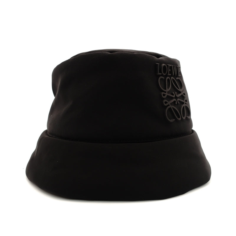 LOEWE Anagram Bucket Hat Black Nylon Logo Black Size 22.8" 7-7-334