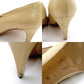 CHANEL Pumps Vintage Beige Black Leather Size 36 Approx. 9.1" 7-7-562-3