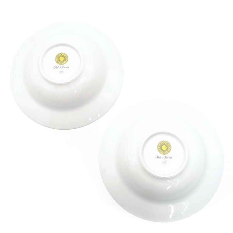 HERMES Pasta Plate Soleil de Hermès 2-Piece Set Diameter 9.4" With Box 6-6-816