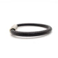 LOUIS VUITTON Bracelet Black Male Leather Silver Hardware