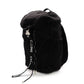 CELINE Backpack Nylon Black Rucksack Trekking Logo Black Men's 7-7-669