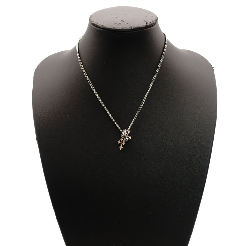 Lord Camelot Necklace Sterling Silver 925 Crown LC Cross Approx. 8g 7-7-571