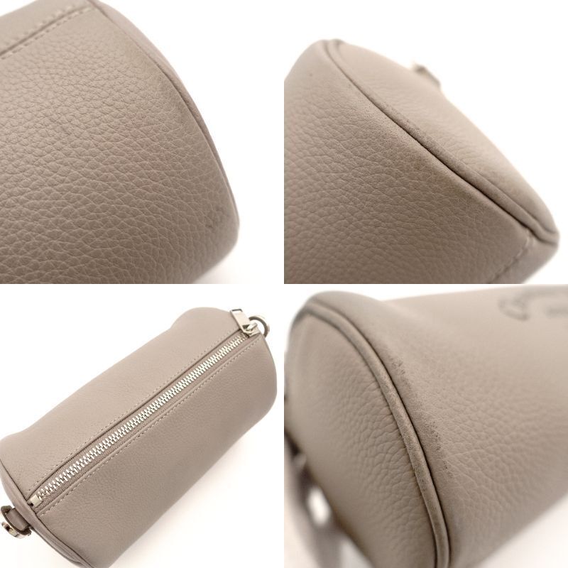 DIOR Atelier Roller Bag Leather Gray Shoulder Bag