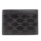 CELINE Card Case Macadam Black Triomphe Leather Black Logo 7-4-628