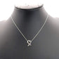 Tiffany & Co. Love Heart Necklace 1P Ruby Silver 925 Silver Approximately 2g