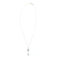 Tiffany & Co. Heart Key Necklace Silver 925 Diamond Approximately 4g