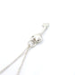 Tiffany & Co. Heart Key Necklace Silver 925 Diamond Approximately 4g