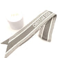 Christian Dior Mitzah Scarf Silk White Gray With Box 7-8-065