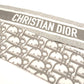 Christian Dior Mitzah Scarf Silk White Gray With Box 7-8-065