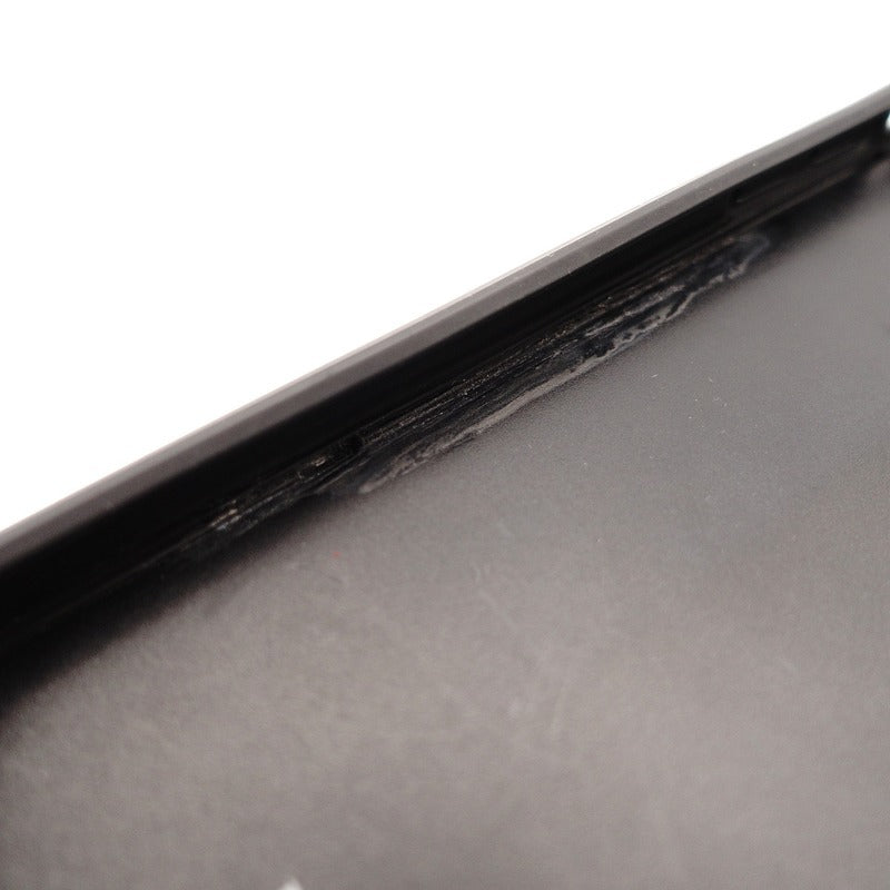 PRADA iPhone 15 Pro Max Case Black Saffiano Leather with Triangle Logo Strap 7-8-051