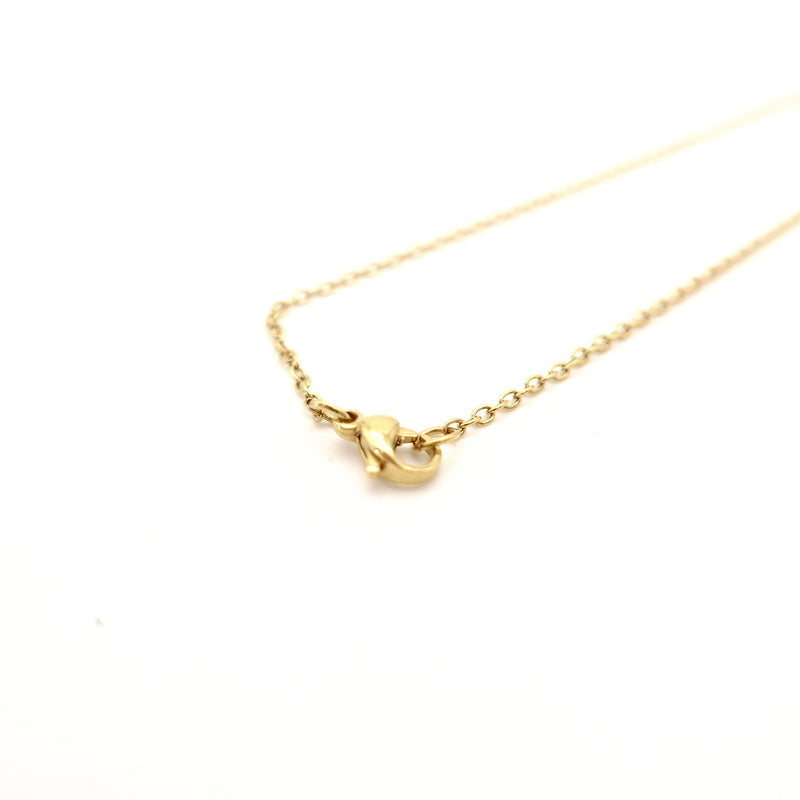 HERMES Pop Ash H Logo Necklace Orange Gold Hardware With Box 7-6-452