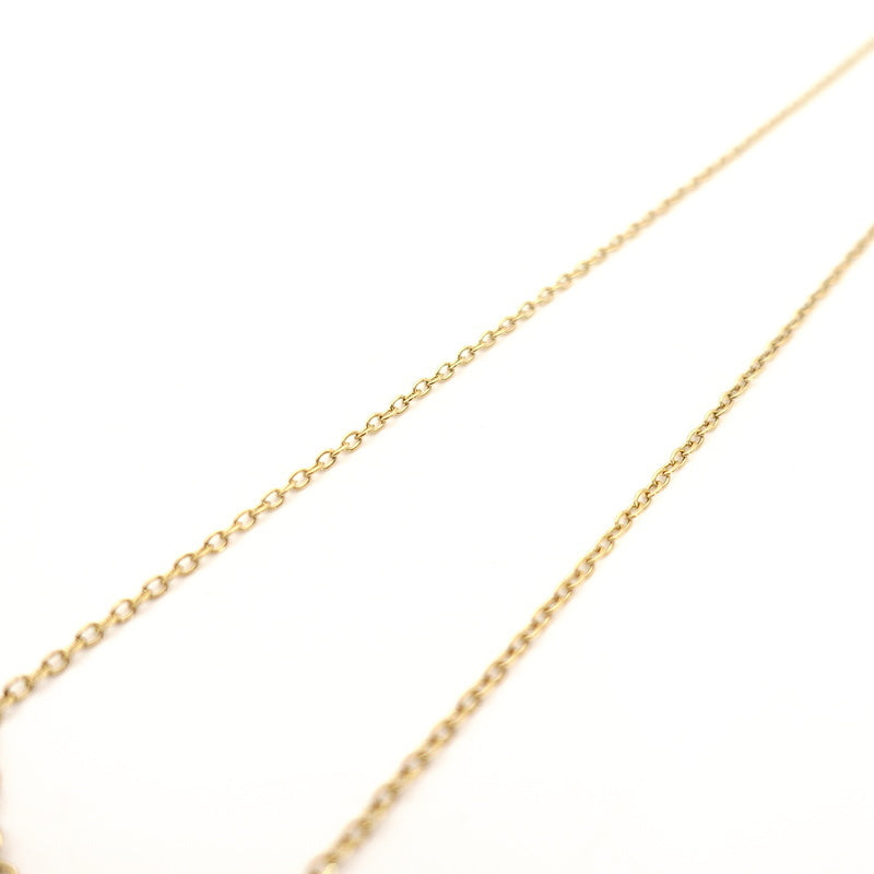 HERMES Pop Ash H Logo Necklace Orange Gold Hardware With Box 7-6-452