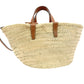 CELINE Classic Panier Triomphe Gogo Bag Handbag Raffia Brown 2-Way
