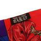 HERMES Twilly Silk Scarf 100% Silk Red × Blue 7-6-343