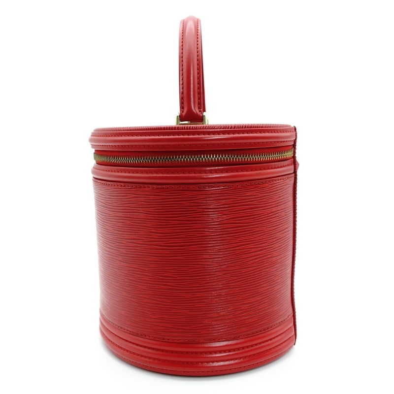 LOUIS VUITTON Epi Cannes Leather Red Handbag Vintage Red 7-4-375