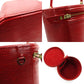 LOUIS VUITTON Epi Cannes Leather Red Handbag Vintage Red 7-4-375