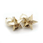 CHANEL Coco Mark Star Earrings with Faux Pearl and Gold CC Logo 7-7-901