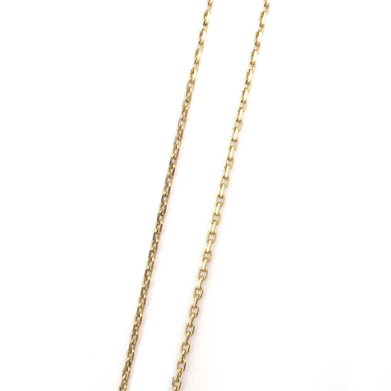 HERMES Irene Necklace Orange × Gold H Logo H Ash 7-6-607