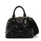 LOUIS VUITTON Handbag Bubblegram Alma BB Black Leather 2-Way M59793