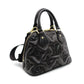 LOUIS VUITTON Handbag Bubblegram Alma BB Black Leather 2-Way M59793