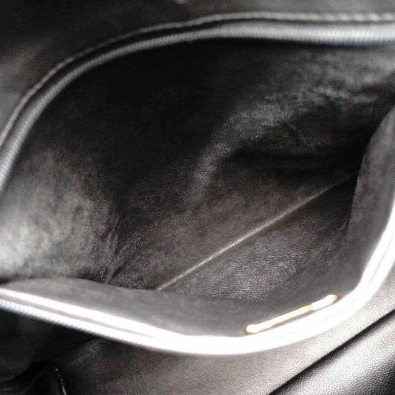 Christian Dior 2-way Bag Black Leather