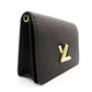 LOUIS VUITTON Epi Pochette Twist Chain Shoulder Bag Black M68750