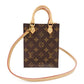 LOUIS VUITTON Petite Sac Plat Shoulder Bag Monogram 2-Way M69442 7-8-091