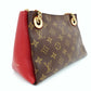LOUIS VUITTON Monogram Sulene BB  Brown × Red M43776