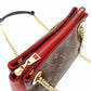 LOUIS VUITTON Monogram Sulene BB  Brown × Red M43776