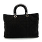 Christian Dior Lady Dior Trotter Handbag Black Black Nylon