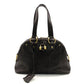 Yves Saint Laurent Muse Handbag Leather Black Vintage Gold Hardware