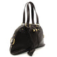 Yves Saint Laurent Muse Handbag Leather Black Vintage Gold Hardware