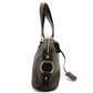 Yves Saint Laurent Muse Handbag Leather Black Vintage Gold Hardware