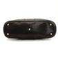 Yves Saint Laurent Muse Handbag Leather Black Vintage Gold Hardware