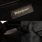 Yves Saint Laurent Muse Handbag Leather Black Vintage Gold Hardware