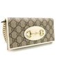 GUCCI グッチ ホースビット ショルダーバッグ レザー/PVC ベージュ【中古】 レディース