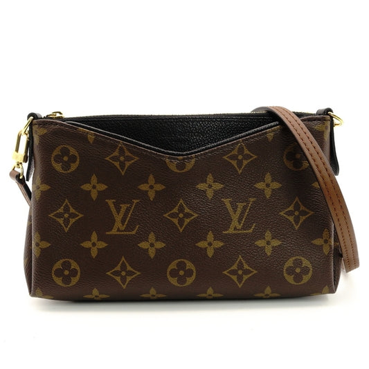 LOUIS VUITTON Monogram Pallas Clutch Shoulder Bag