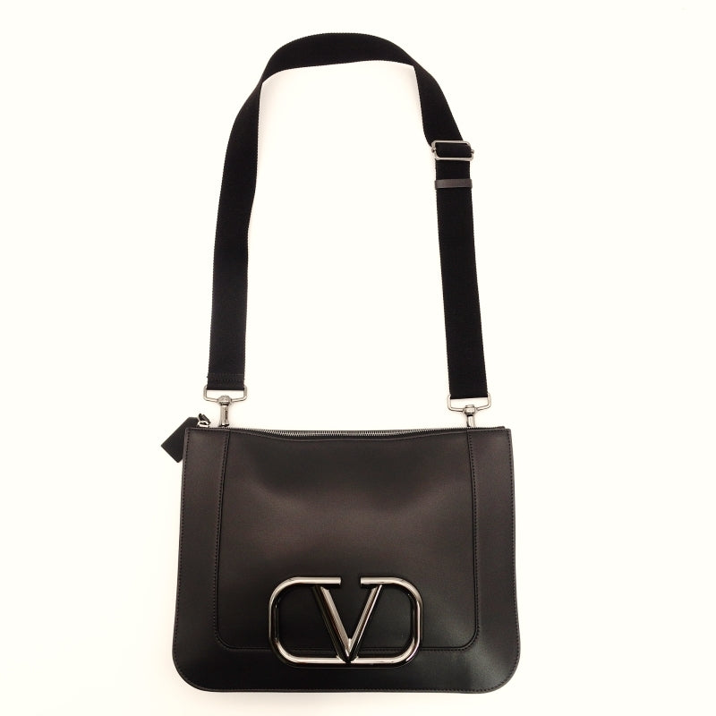 VALENTINO Garavani Tote Bag Studs Black 2way Shoulder Strap